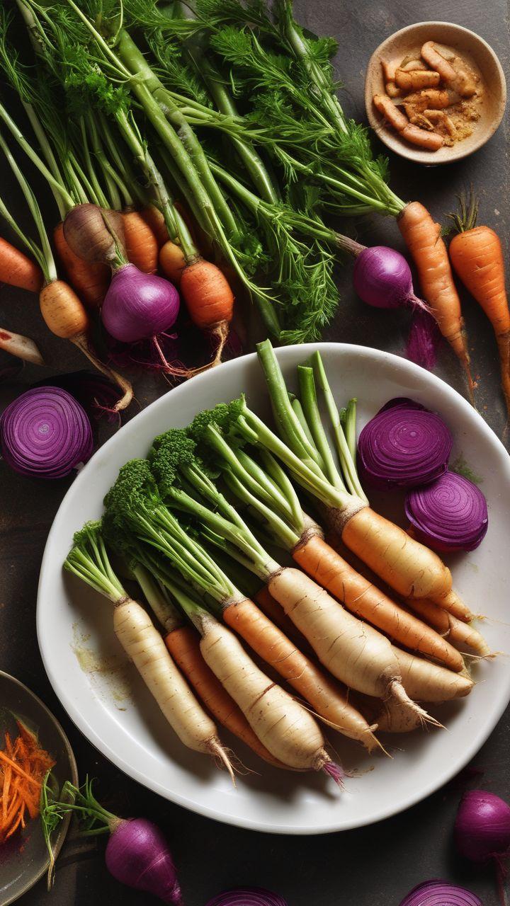 Root Delights: Earthy Organic Veggie Assortment